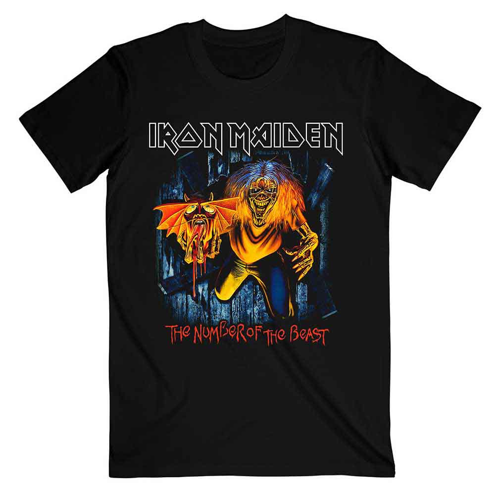 Iron Maiden | Number Of The Beast Eddie Panel Burst - T-Shirt Black