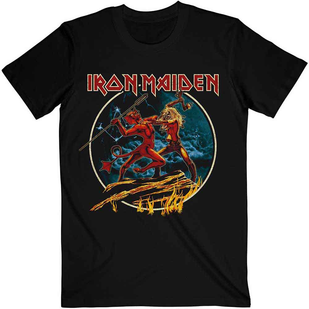 Iron Maiden | Number Of The Beast Run To The Hills Circular - T-Shirt Black