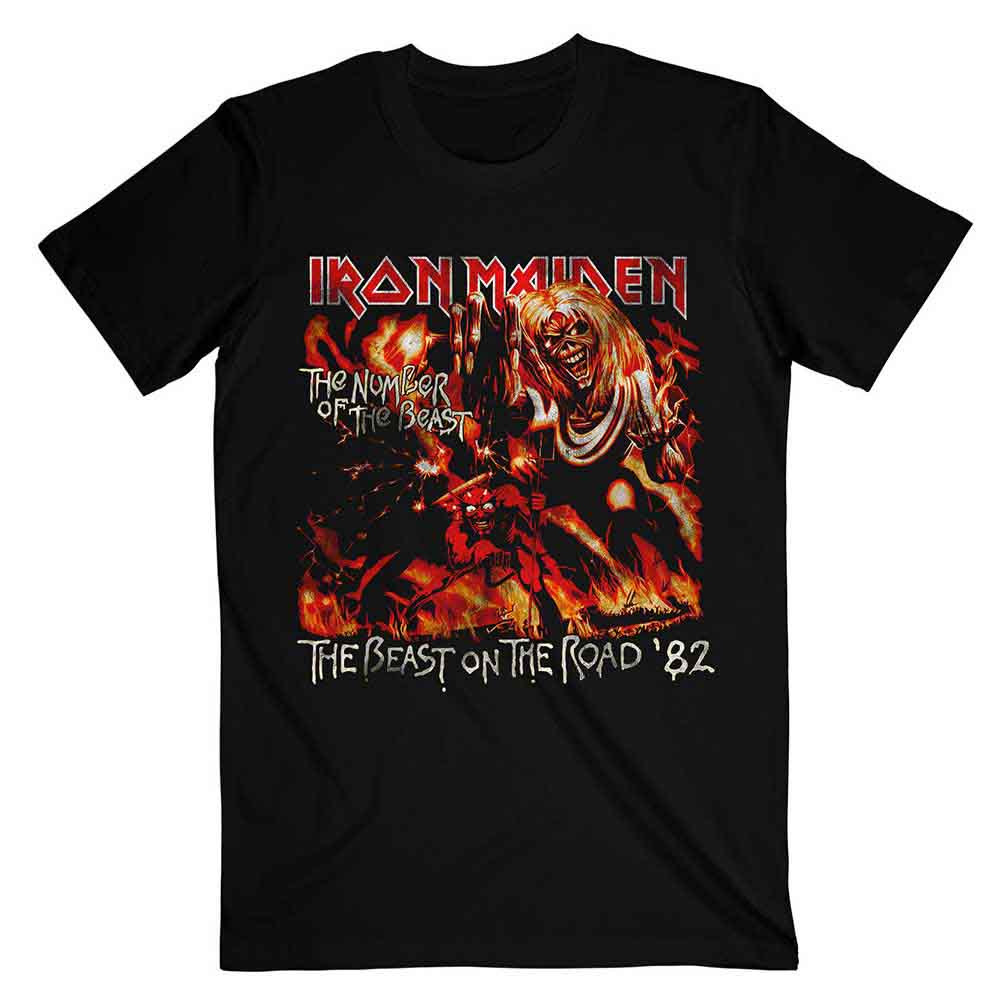 Iron Maiden | Number Of The Beast The Beast On The Road Vintage - T-Shirt Black