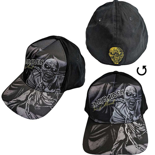 Iron Maiden | Piece Of Mind Greyscale - Hat Black