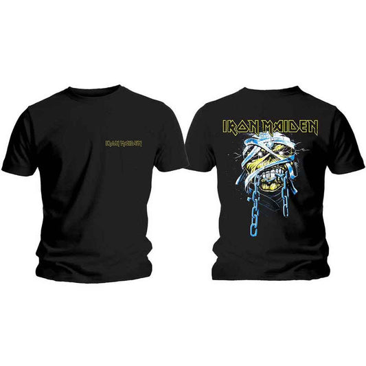 Iron Maiden | Powerslave Head & Logo - T-Shirt Black