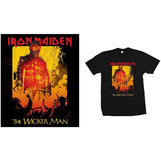 Iron Maiden | The Wicker Man Fire - T-Shirt Black