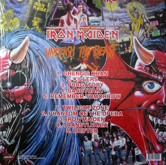 Iron Maiden | Unleash The Beast: Live At De Vereeniging Nijmegen, Netherlands 1981 (Limited Edition, Green & Yellow Splatter Colored Vinyl) [Import] - Vinyl