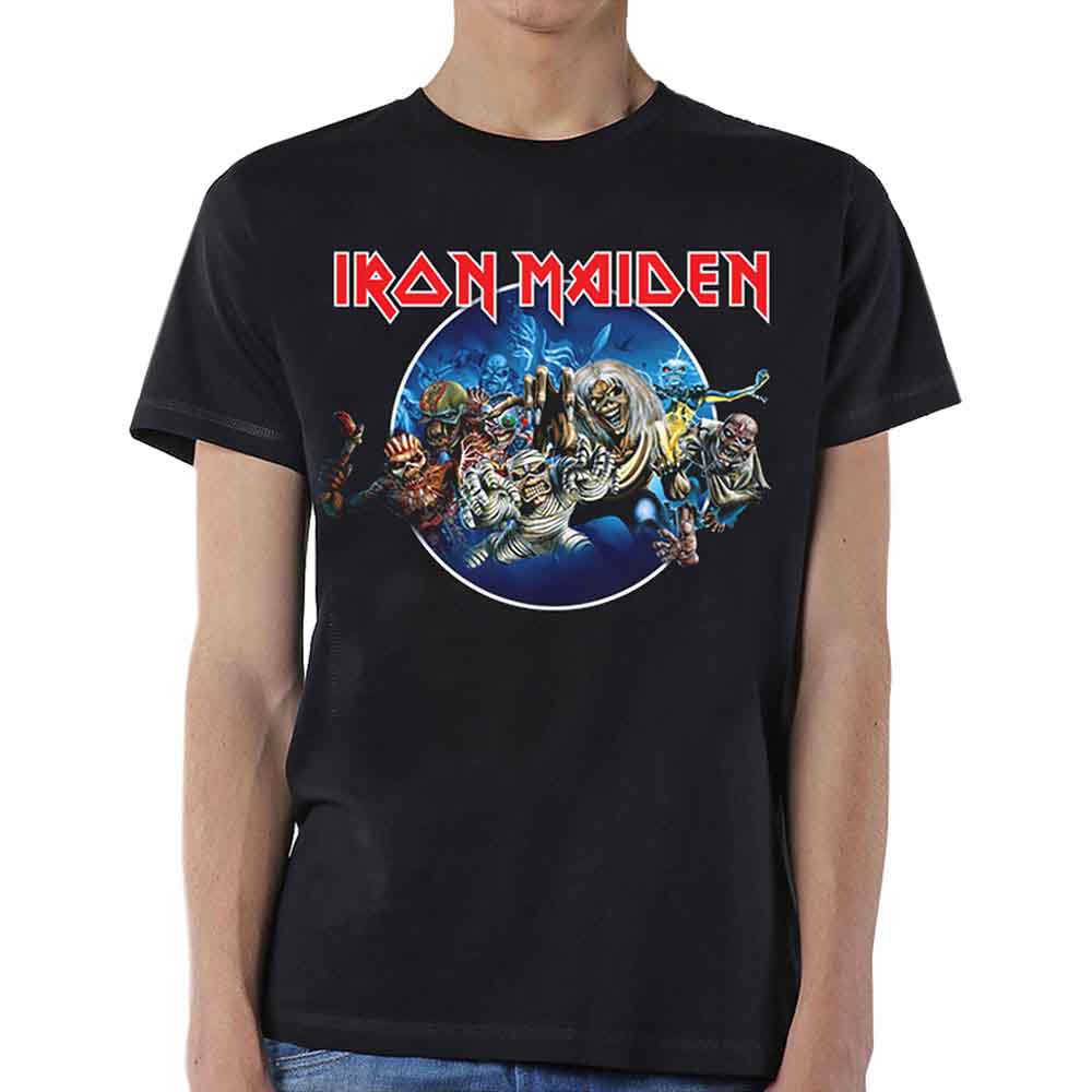 Iron Maiden | Wasted Years Circle - T-Shirt Black