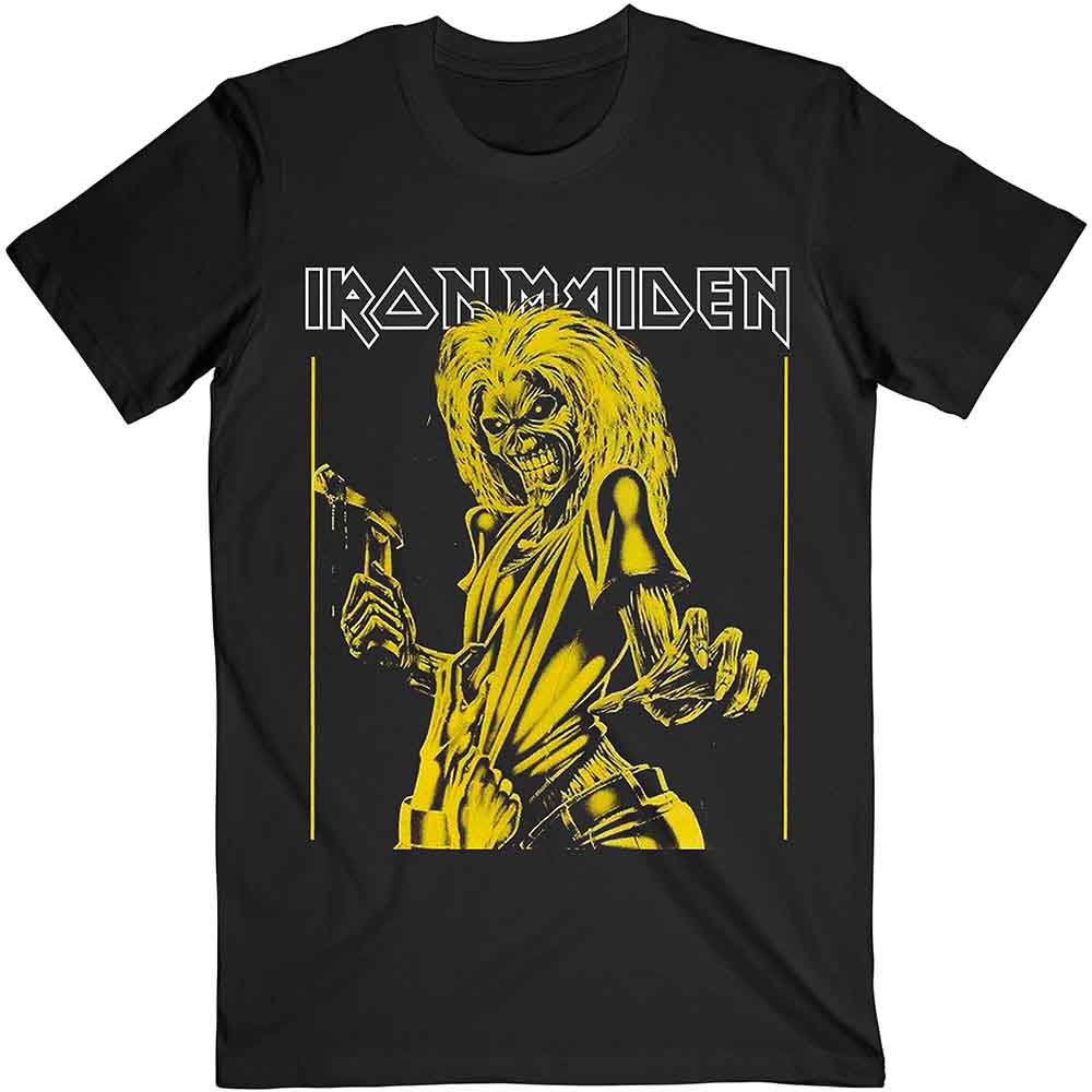 Iron Maiden | Yellow Flyer - T-Shirt Black