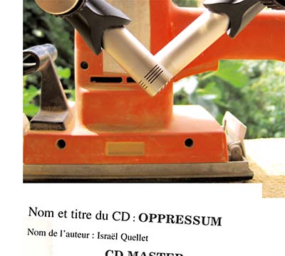 ISRAEL QUELLET | Oppressum - CD
