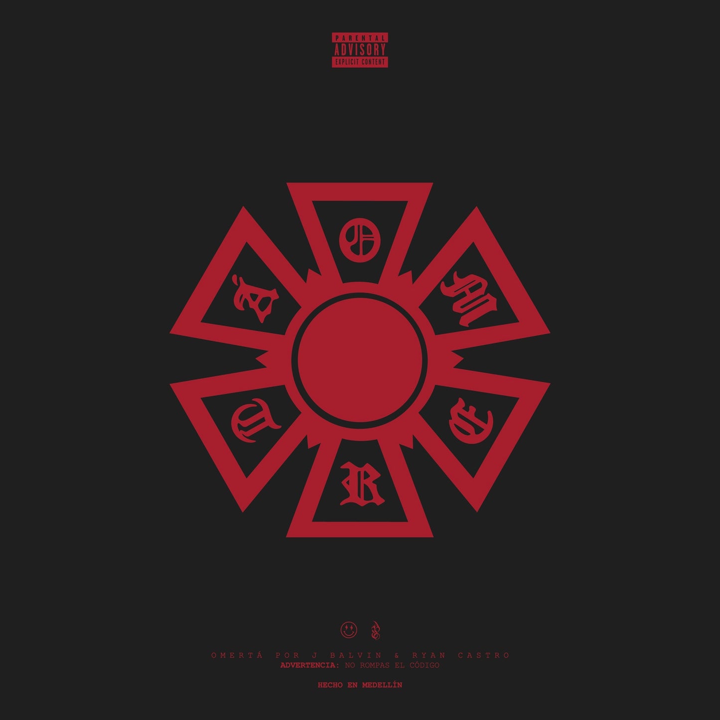 J Balvin & Ryan Castro | Omertá [Red] - Vinyl