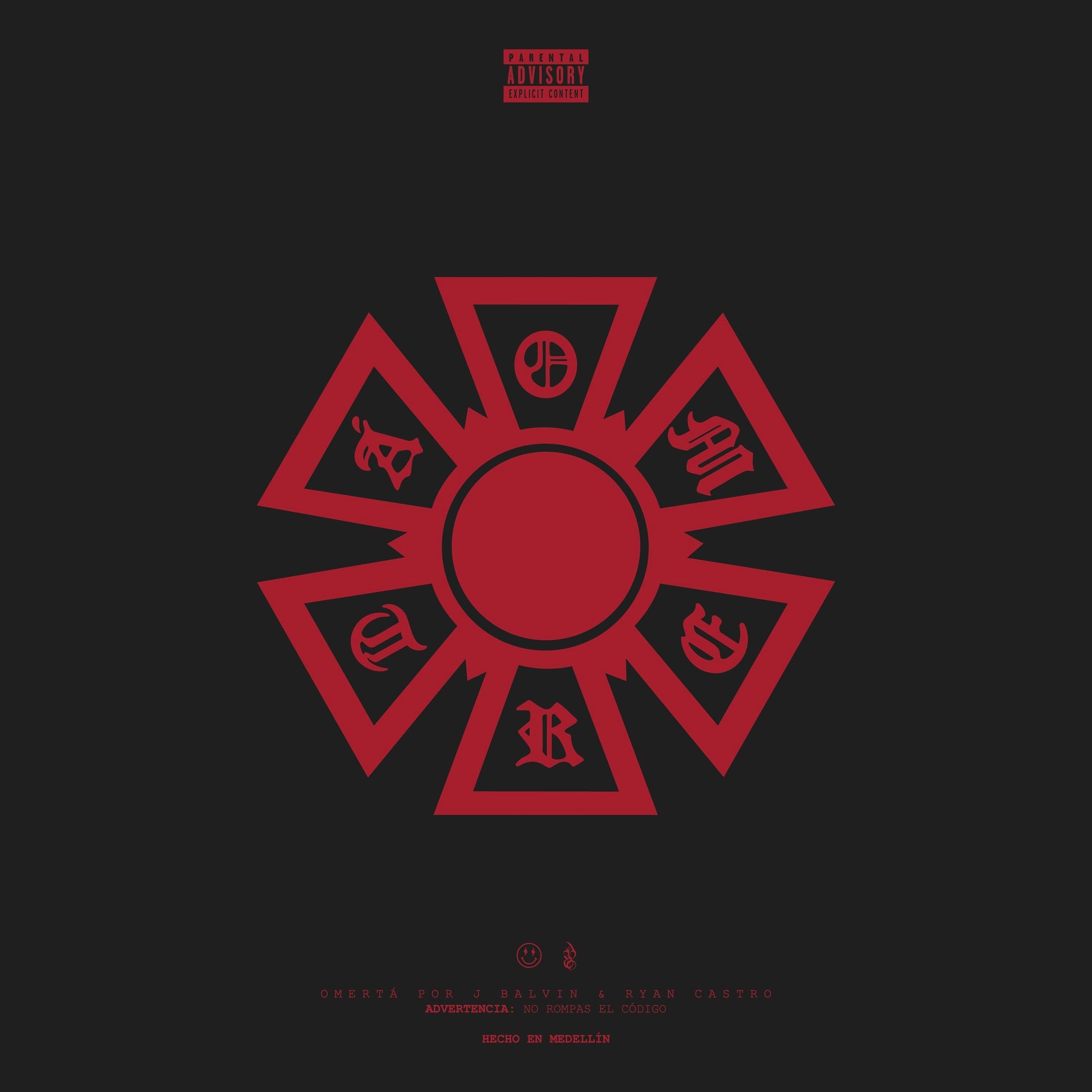J Balvin & Ryan Castro | Omertá [Red] - Vinyl