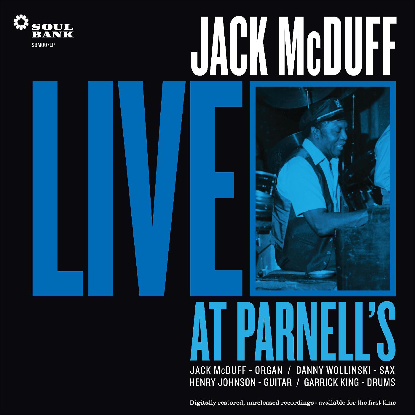 Jack McDuff | Live at Parnellâ€™s - CD