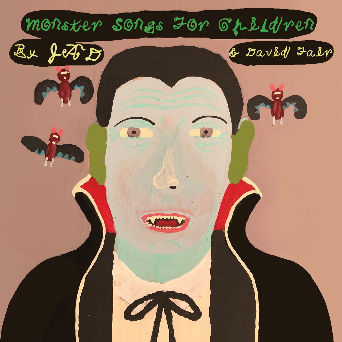 Jad & David Fair | Monster Songs For Children (LIME WITH BLACK SWIRL VINYL) - Vinyl
