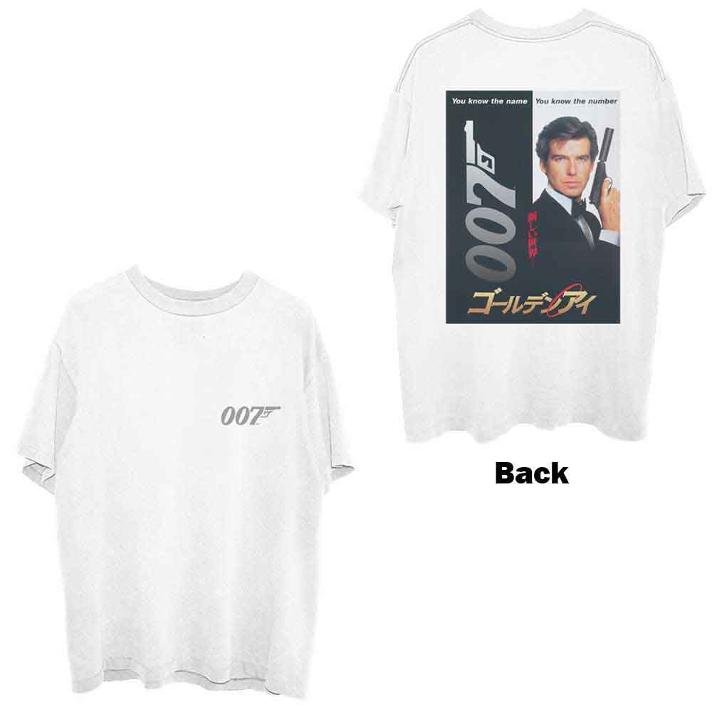 James Bond 007 | Goldeneye Japanese Poster - T-Shirt White