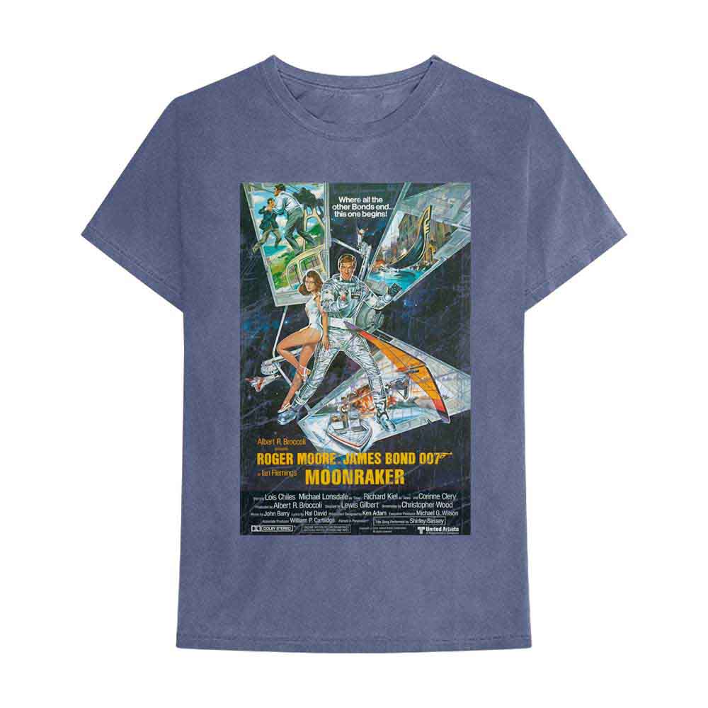 James Bond 007 | Moonraker - T-Shirt Blue