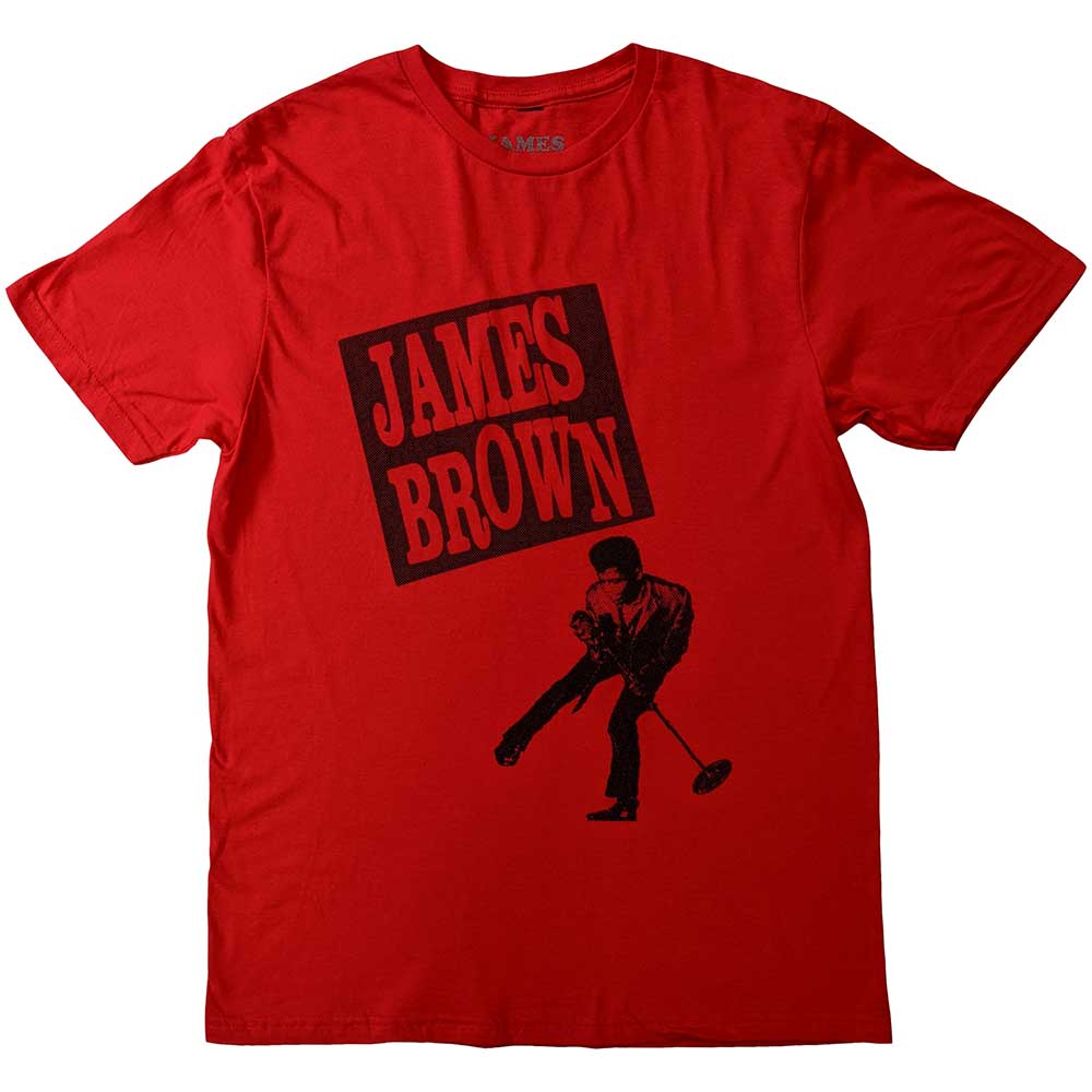 James Brown | James Halftone - Red