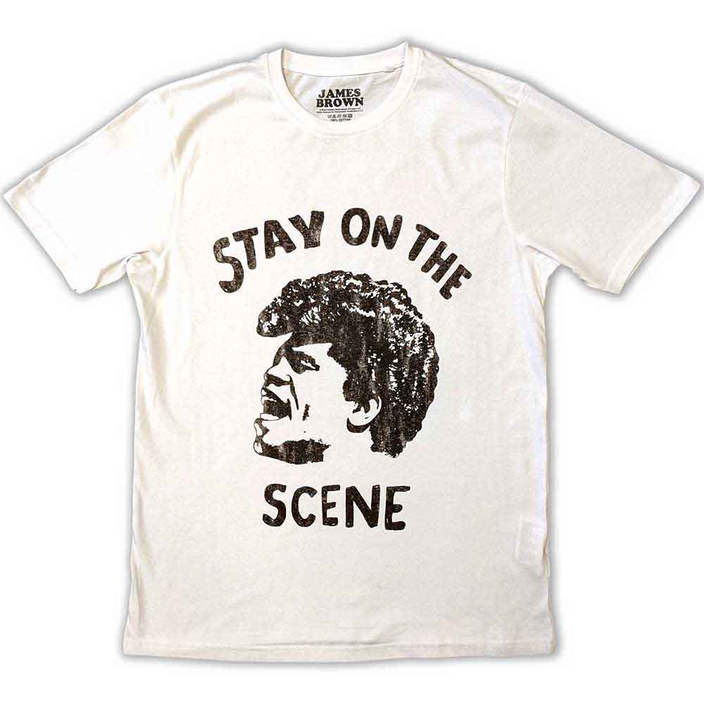 James Brown | Stay On The Scene - T-Shirt White