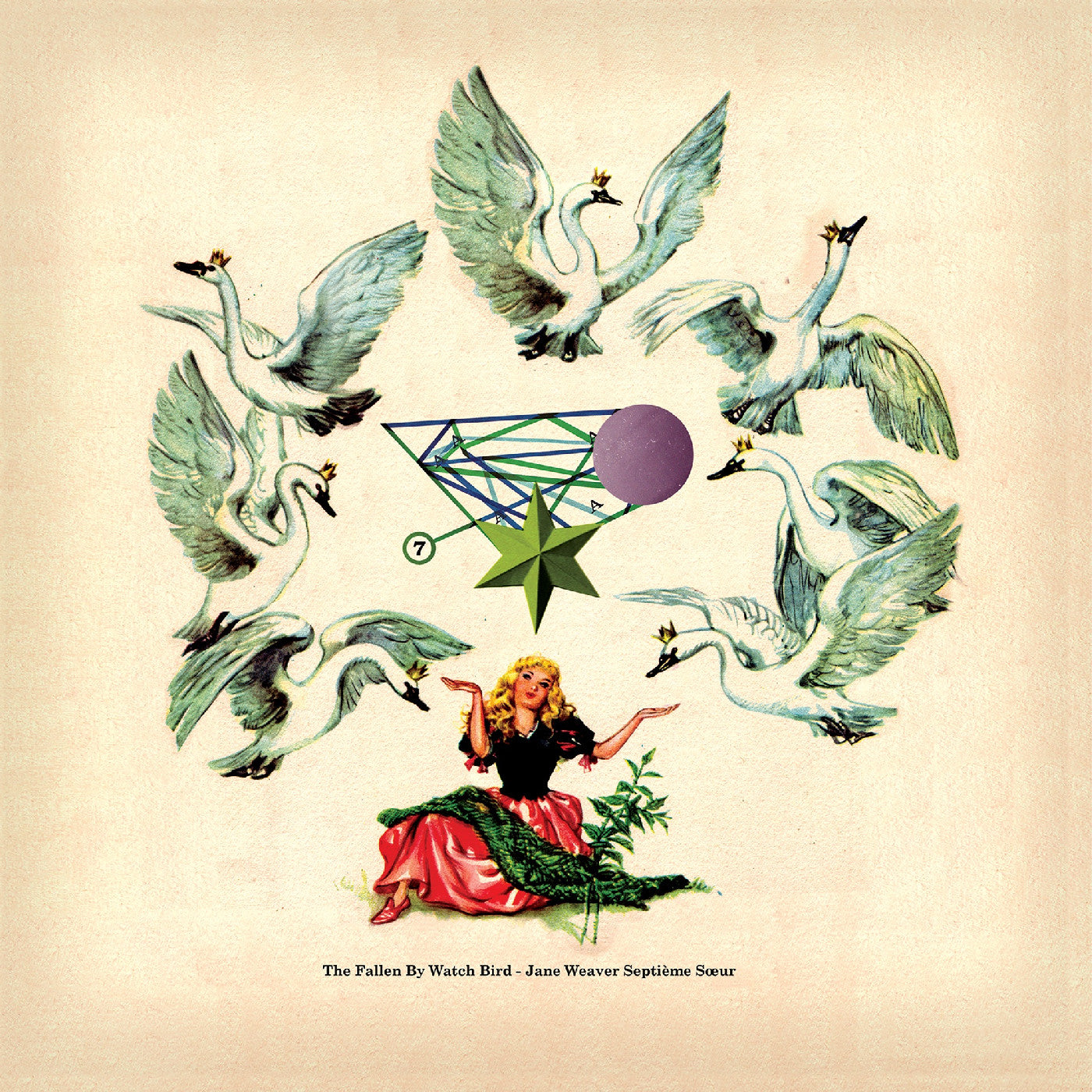 Jane Weaver | The Fallen By Watch Bird (Expanded Edition) (Marine & Cream Vinyl) - Vinyl