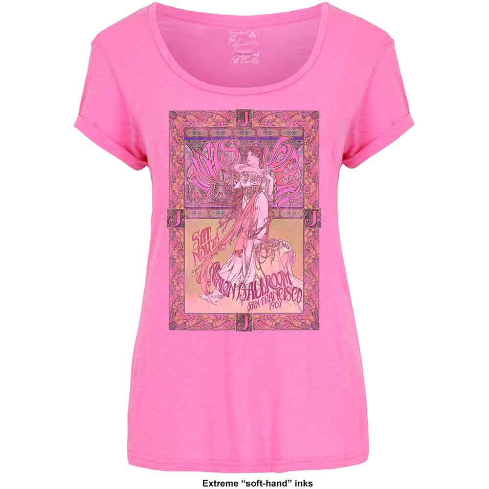 Janis Joplin | Avalon Ballroom '67 - T-Shirt Pink