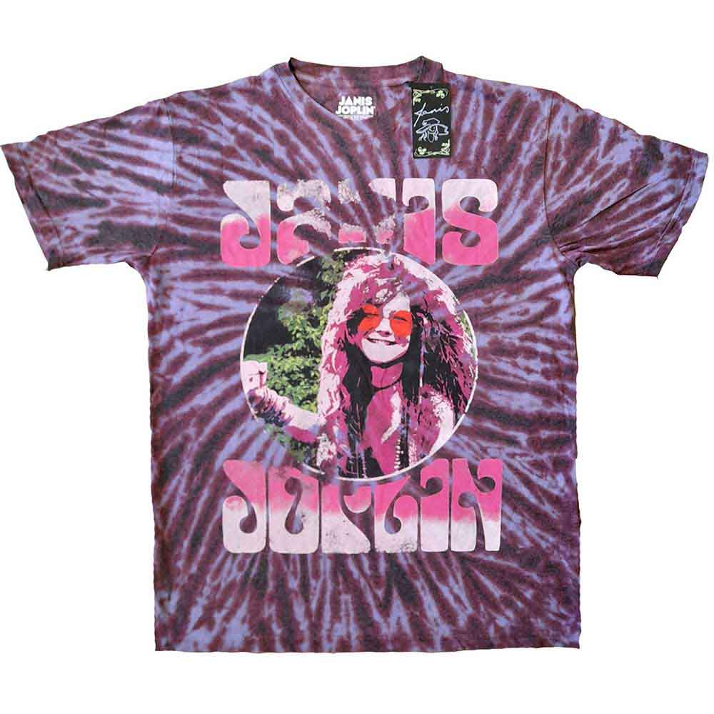 Janis Joplin | Pink Shades - T-Shirt Purple