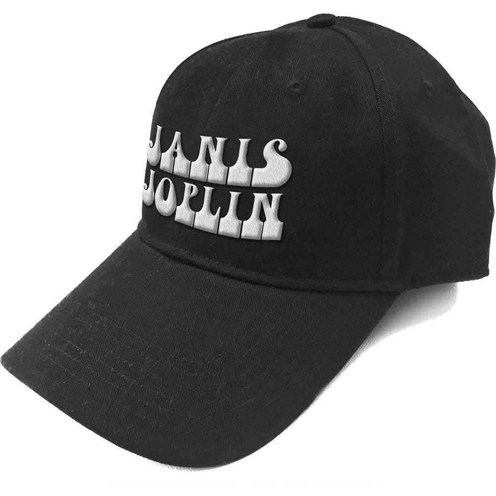 Janis Joplin | White Logo - Hat Black