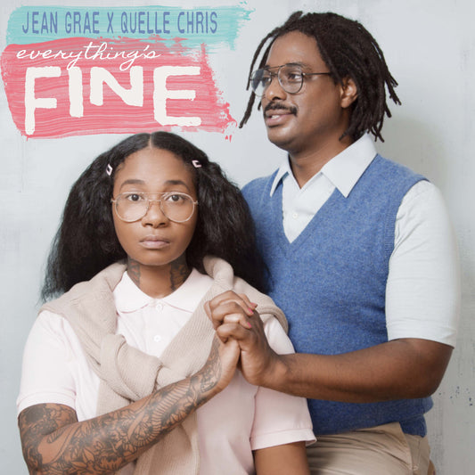 Jean & Quelle Chris Grae | Everything'S Fine (Ice Blue, Purple, Bubble Gum Vinyl) - Vinyl