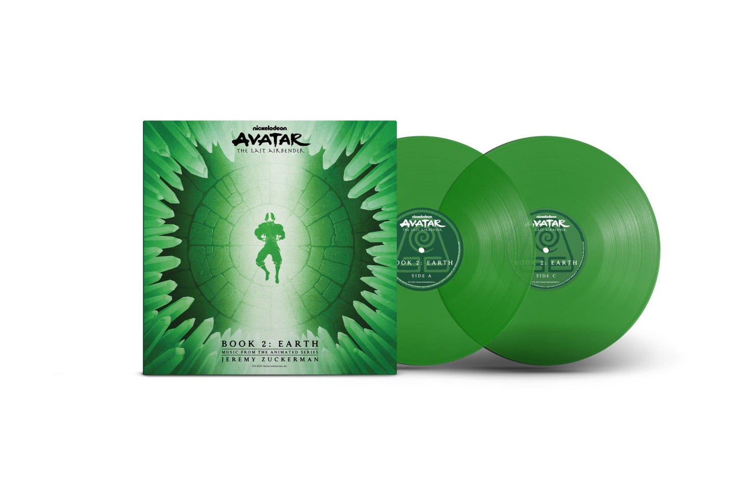 Jeremy Zuckerman | Avatar: The Last Airbender - Book 2: Earth (Music From The Animated Series) (Green Vinyl) [2LP] - Vinyl