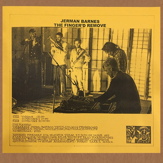 JERMAN BARNES | The Finger'd Remove - Vinyl