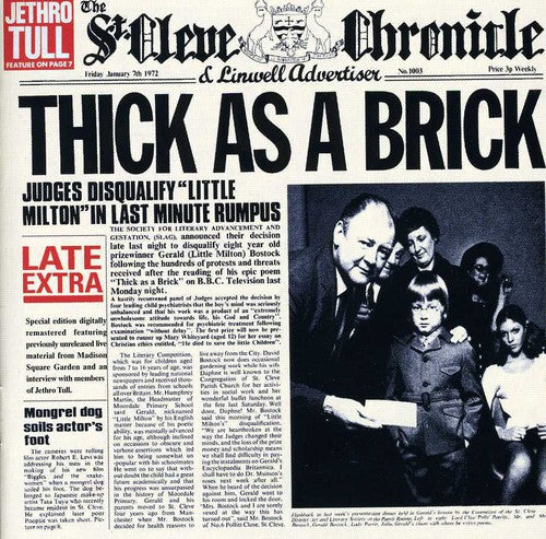 Jethro Tull | Thick As A Brick (Remastered, Bonus Tracks) - CD