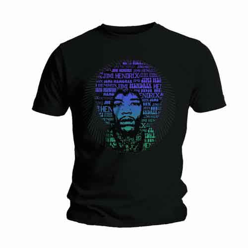 Jimi Hendrix | Afro Speech - T-Shirt Black