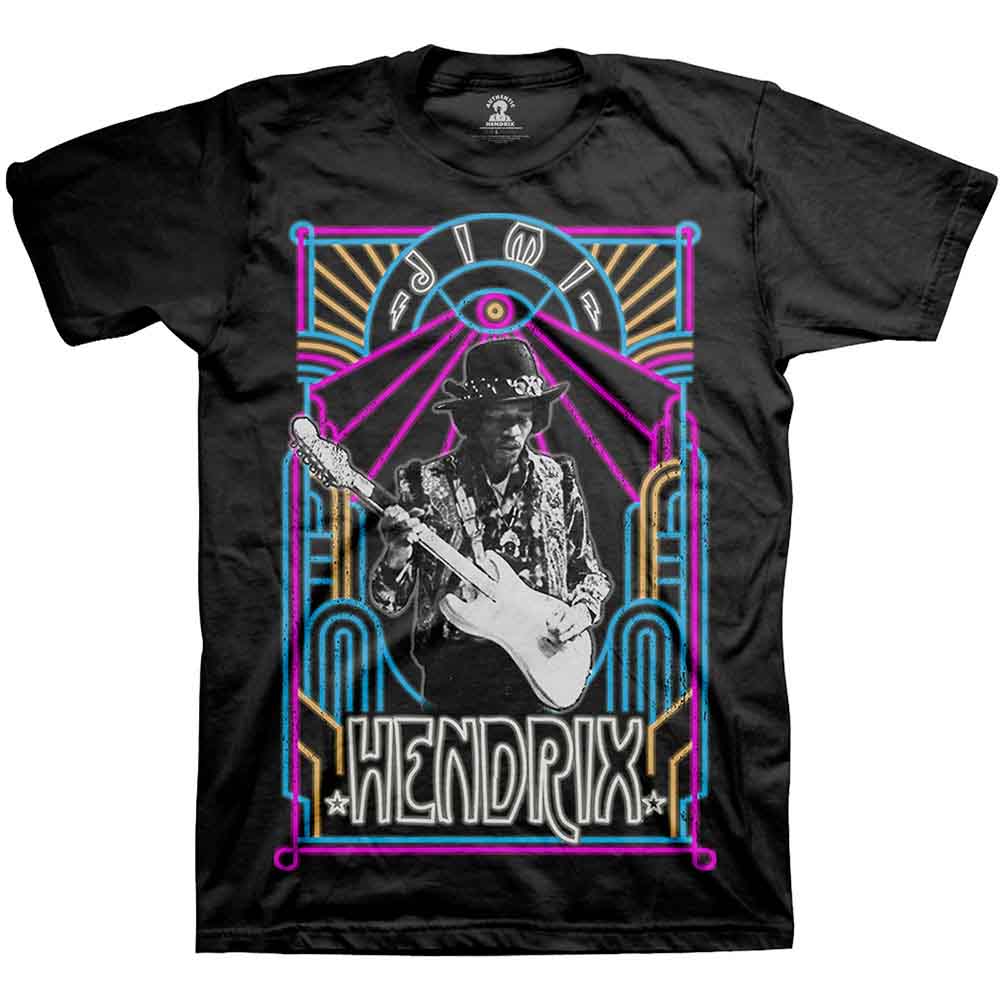 Jimi Hendrix | Electric Ladyland Neon - T-Shirt Black