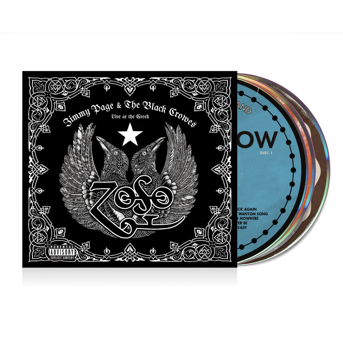 Jimmy Page & The Black Crowes | Live At The Greek (3 CD digipak) - CD