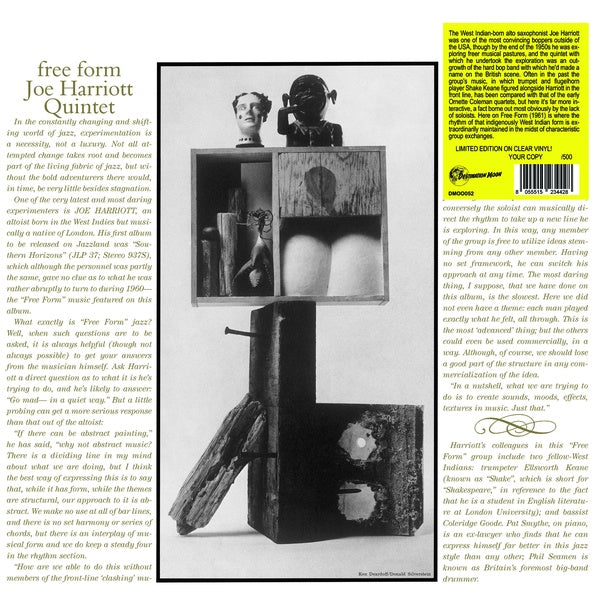 JOE HARRIOTT QUINTET | Free Form - Vinyl