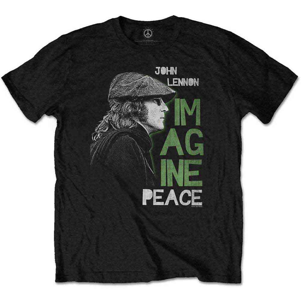 John Lennon | Imagine Peace - T-Shirt Black