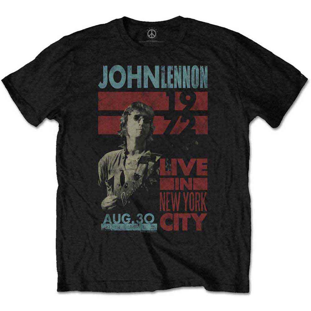 John Lennon | Live in NYC - T-Shirt Black