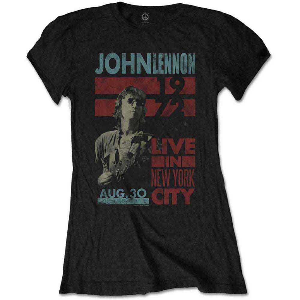 John Lennon | Live in NYC - T-Shirt Black