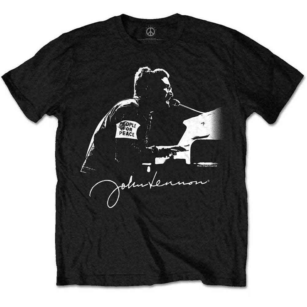 John Lennon | People for Peace - T-Shirt Black