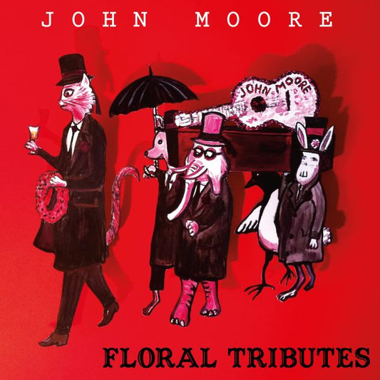 John Moore | Floral Tributes (RED VINYL) - Vinyl