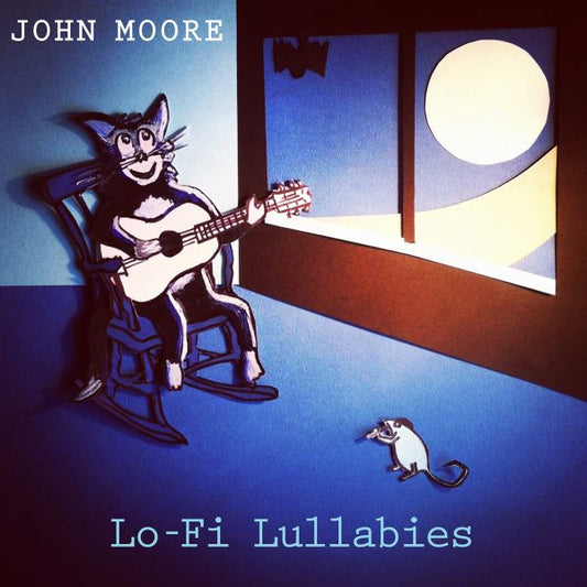 John Moore | Lo-Fi Lullabies (BLUE VINYL) - Vinyl