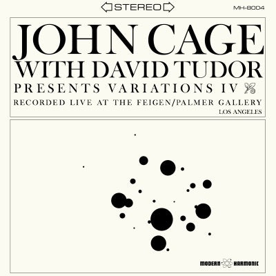 John With David Tudor Cage | Variations IV (CLEAR VINYL) - Vinyl