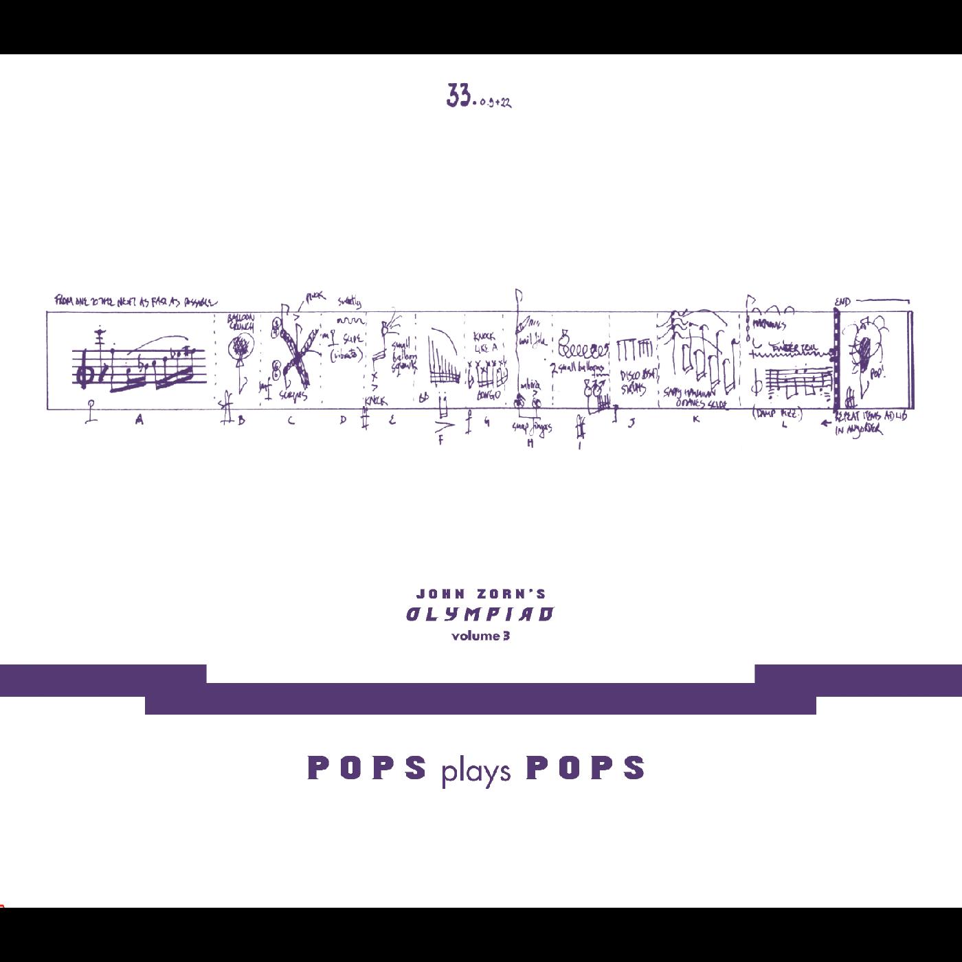 John Zorn | John Zornâ€™s Olympiad Vol. 3 - Pops Plays Pops - Eugene Chadbourne Plays The Book Of Heads - CD