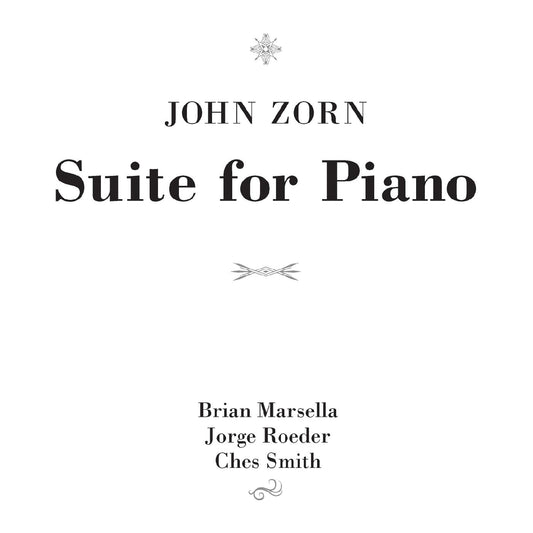 John Zorn | Suite for Piano - CD