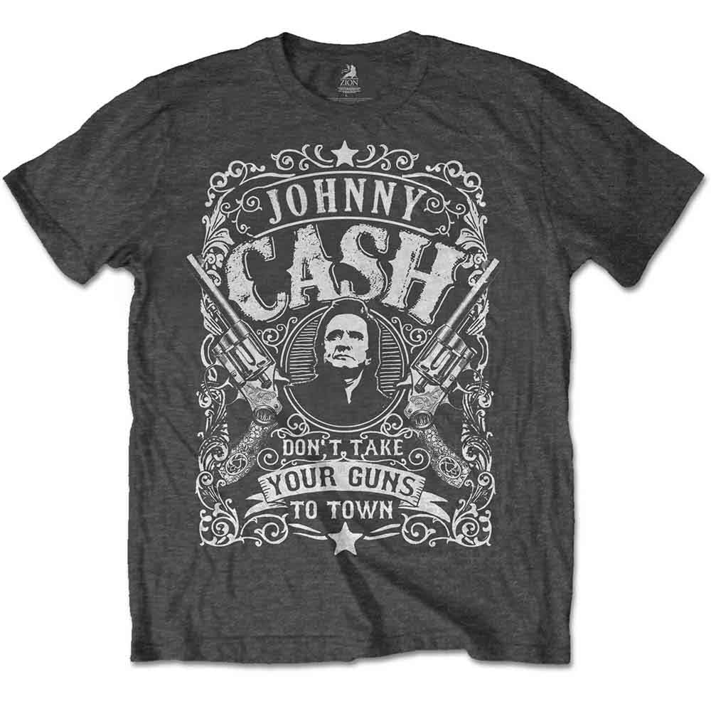 Johnny Cash | Don't take your guns to town - T-Shirt Grey