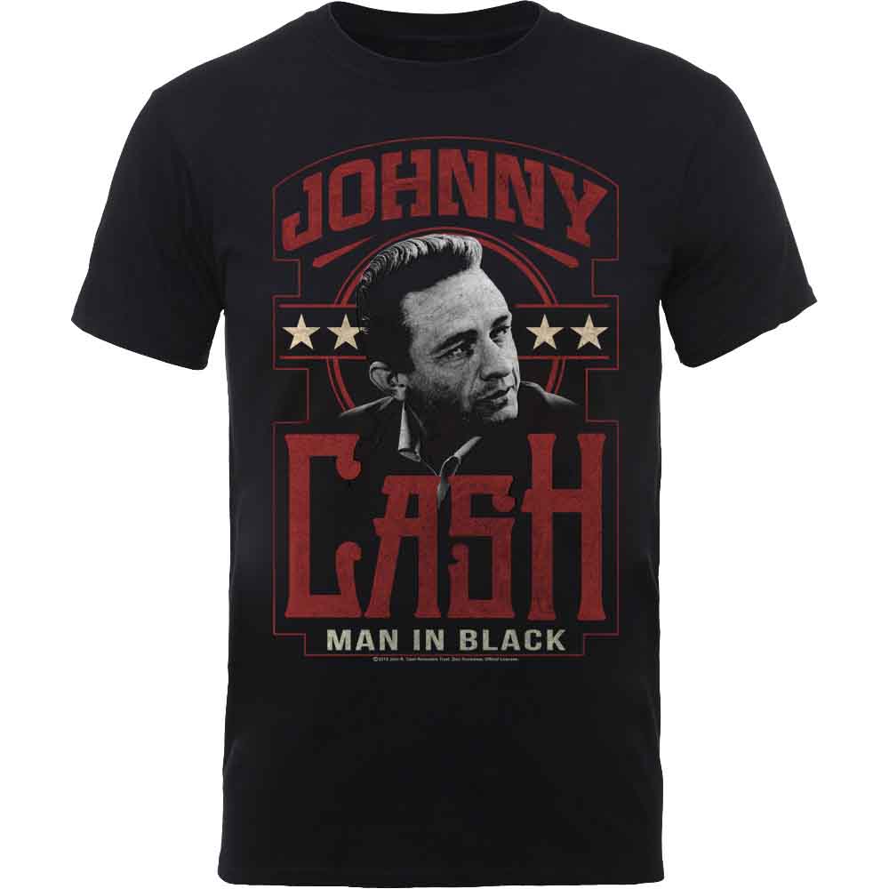 Johnny Cash | Man In Black - T-Shirt Black
