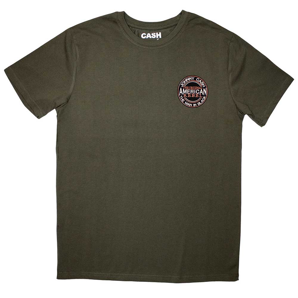 Johnny Cash | Mini American Rebel Logo - Green