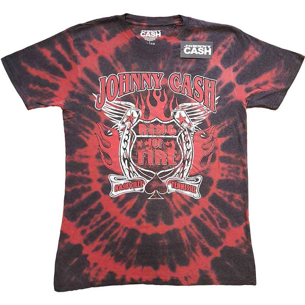 Johnny Cash | Ring of Fire - T-Shirt Red
