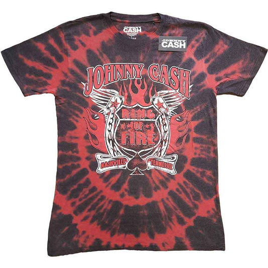 Johnny Cash | Ring of Fire - T-Shirt Red