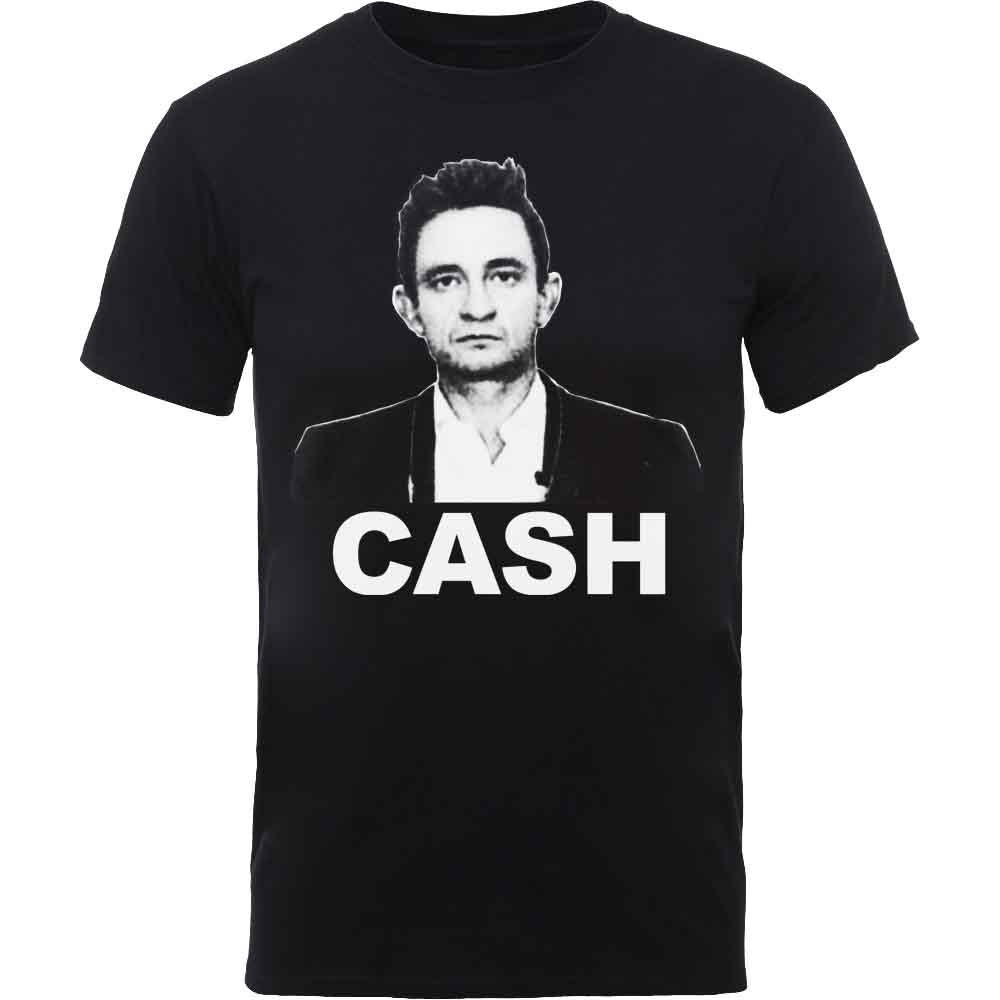 Johnny Cash | Straight Stare - T-Shirt Black