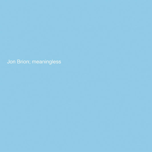 Jon Brion | Meaningless (Indie Exclusive Baby Blue Vinyl) - Vinyl