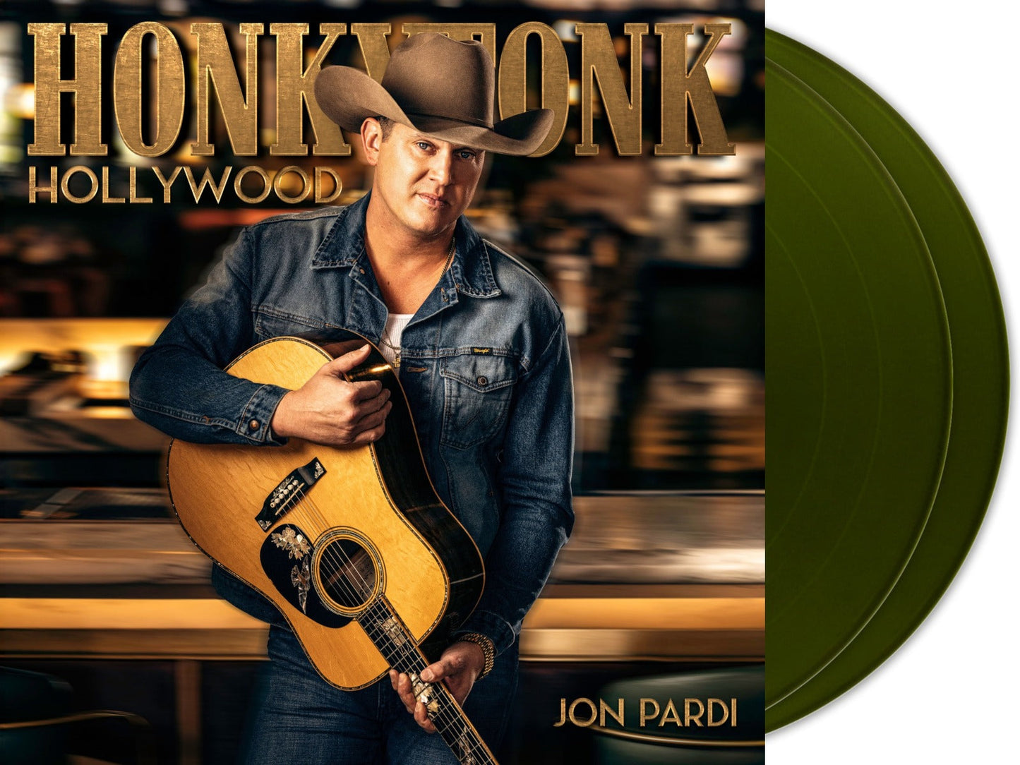 Jon Pardi | Honkytonk Hollywood (Indie Exclusive, Limited Edition, Forest Green Colored Vinyl) (2 Lp's) - Vinyl