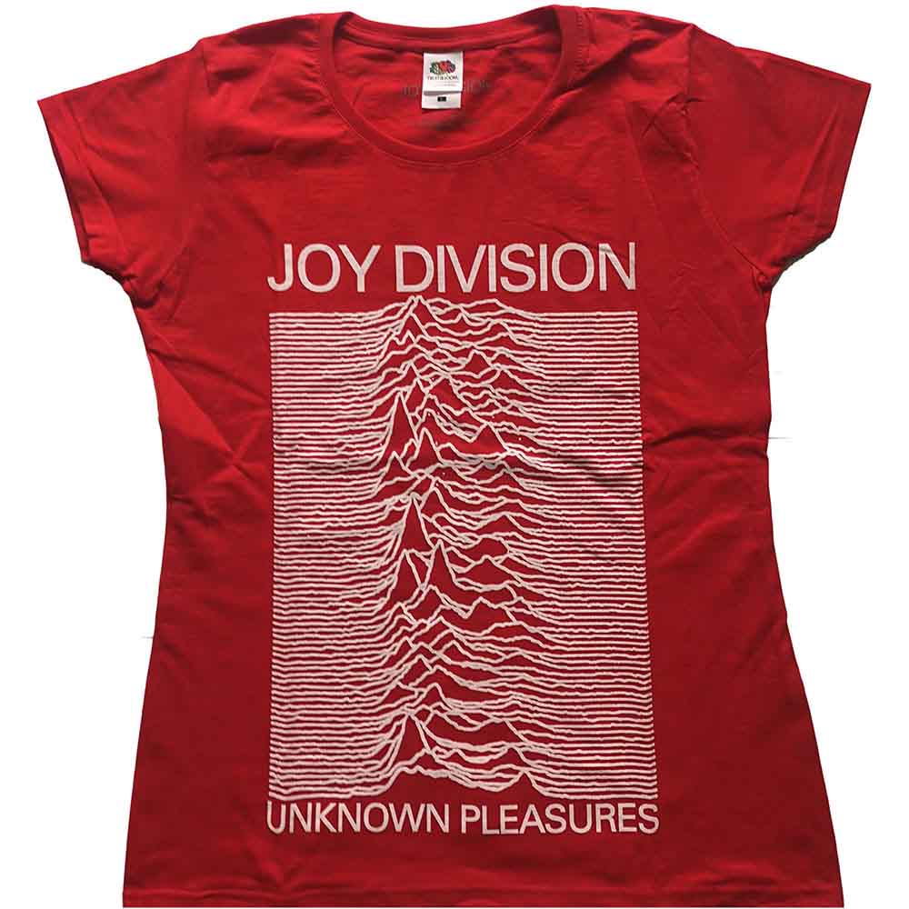 Joy Division | Unknown Pleasures - T-Shirt Red