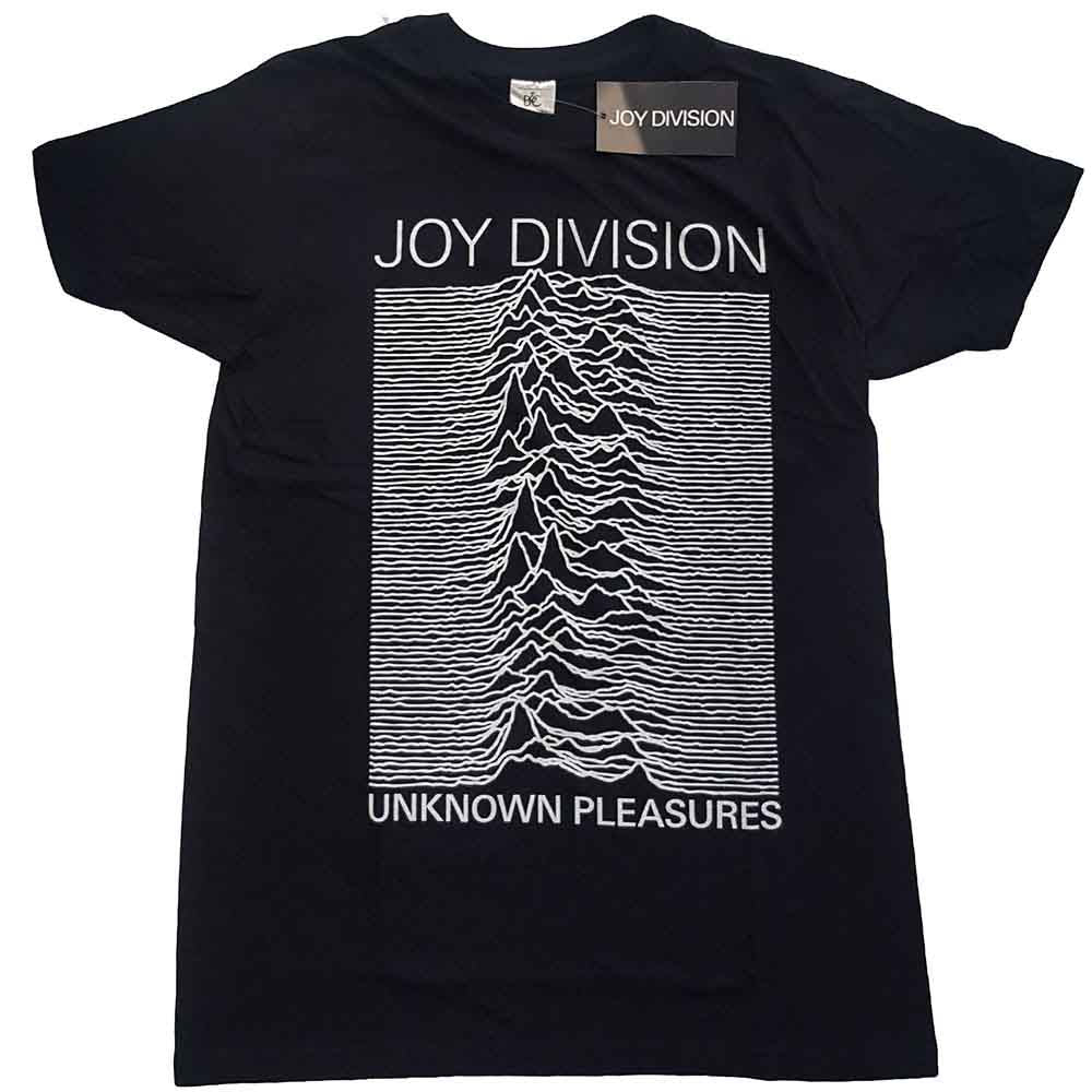 Joy Division | Unknown Pleasures White On Black - Black