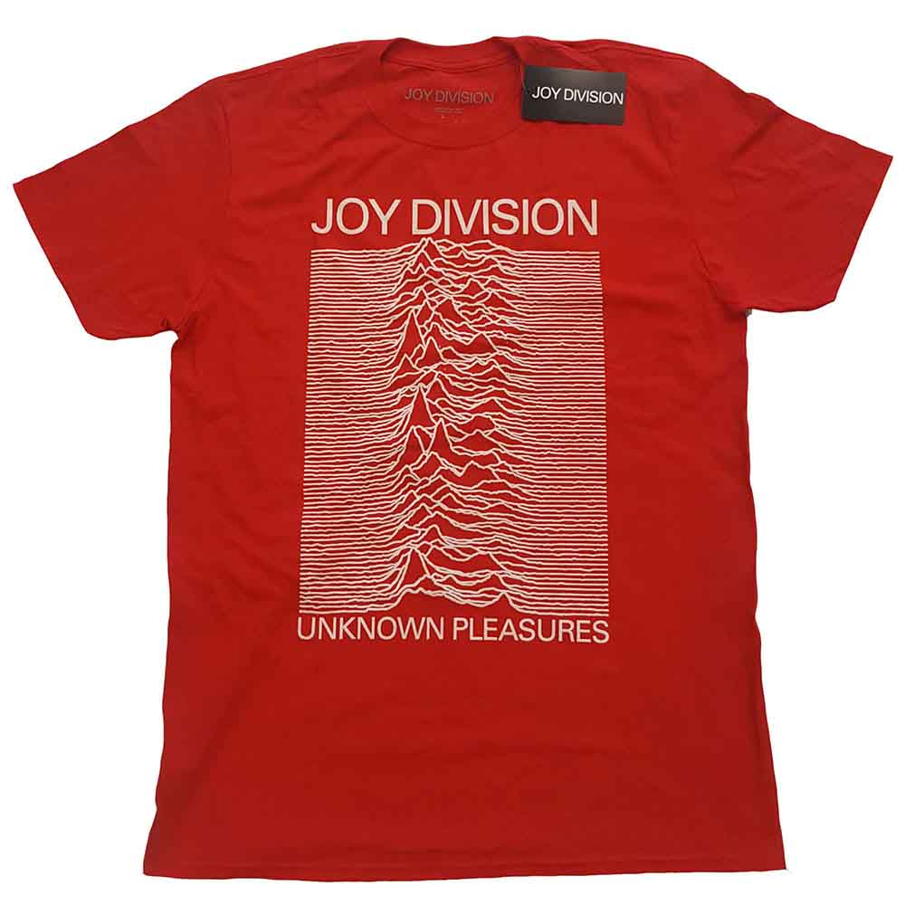 Joy Division | Unknown Pleasures White On Red - Red